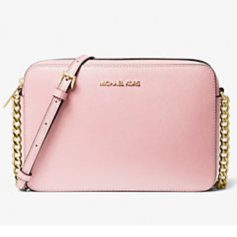 Jet Set Large Saffiano Leather
Crossbody Bag michael kors